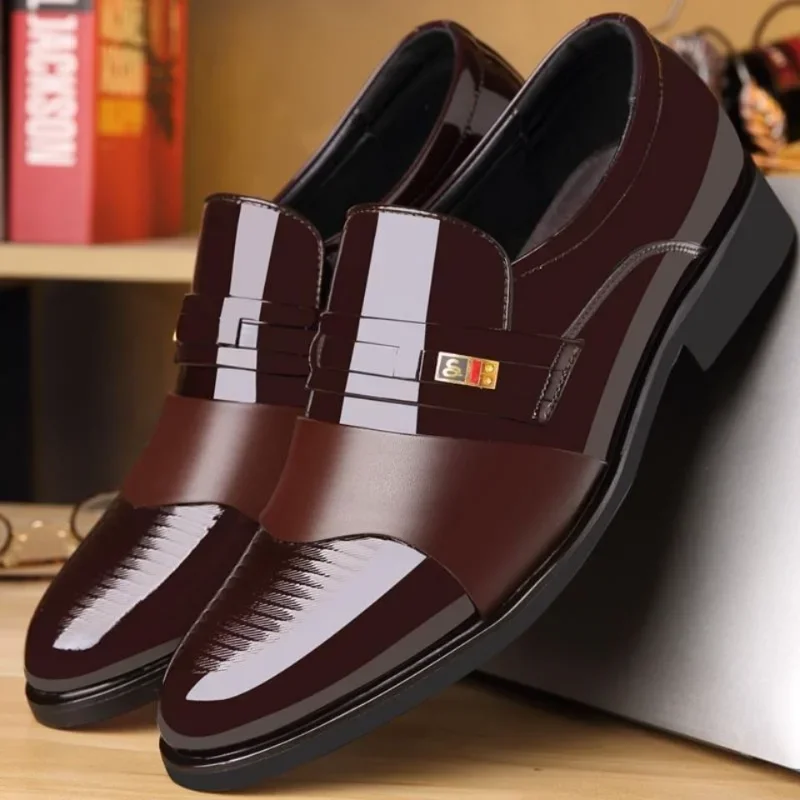 Leather Work Dress - Leather Shoes for Men Wedding Formal