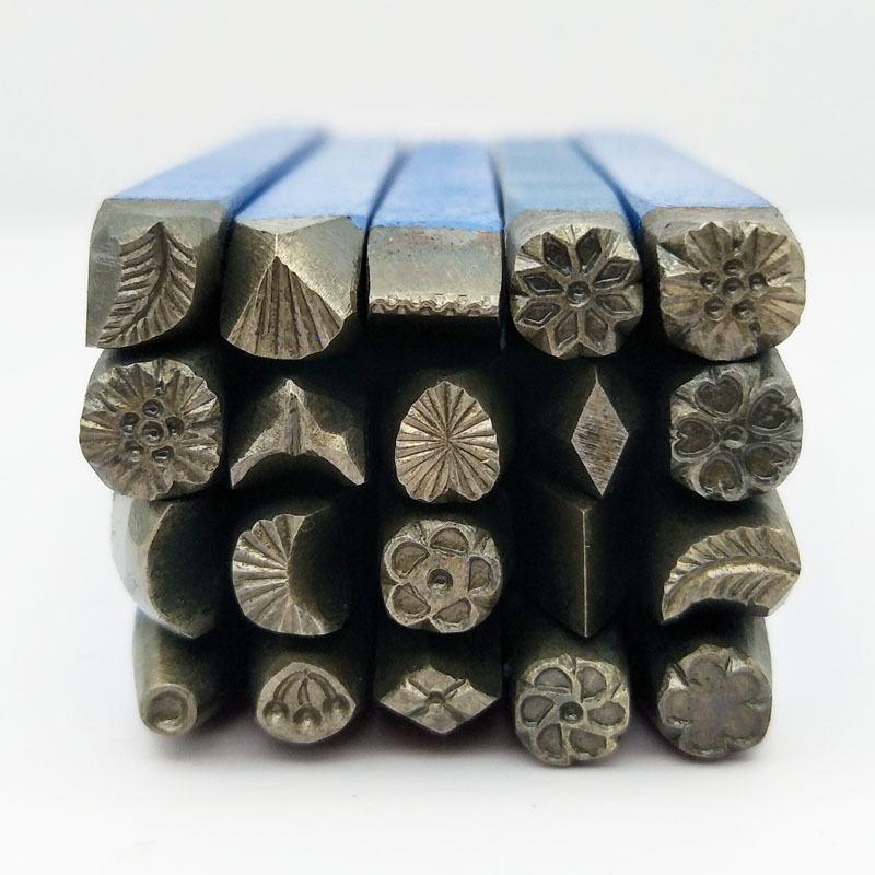 Leatherwork Flowers - DIA 5.5mm 20pcs DIY Stamp Work