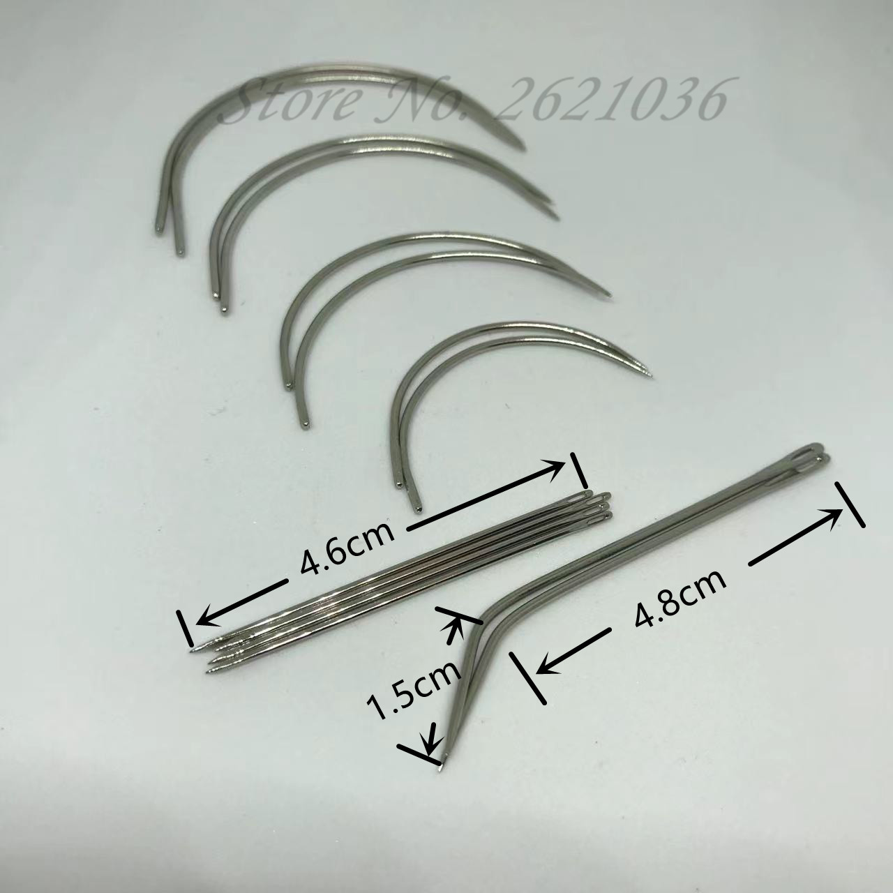 Leatherwork Needles - Leather Sewing Needles Set - Curved