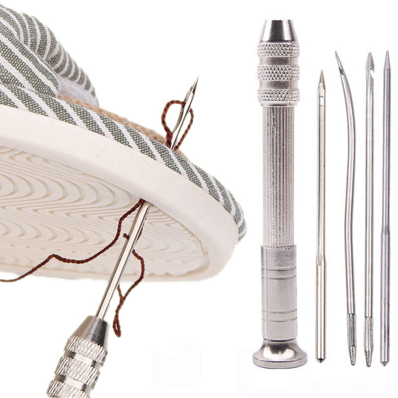 Leatherwork Needles - Leather Sewing Awl Set Replaceable Multifunctional