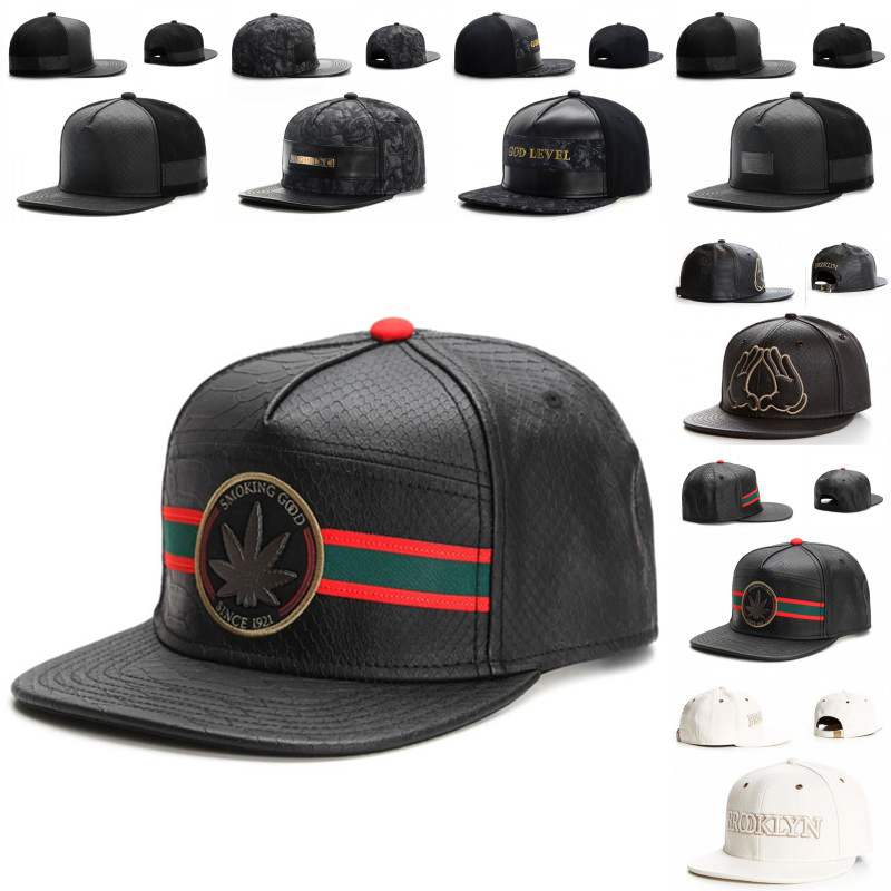 Leather Work Hat - Fashio Brand Leather Cap Baseball Cap