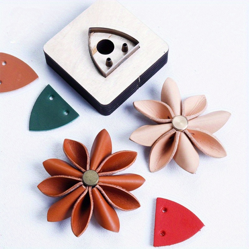 Leatherwork Flowers - Leather Cutting Die Flower Petal Shape
