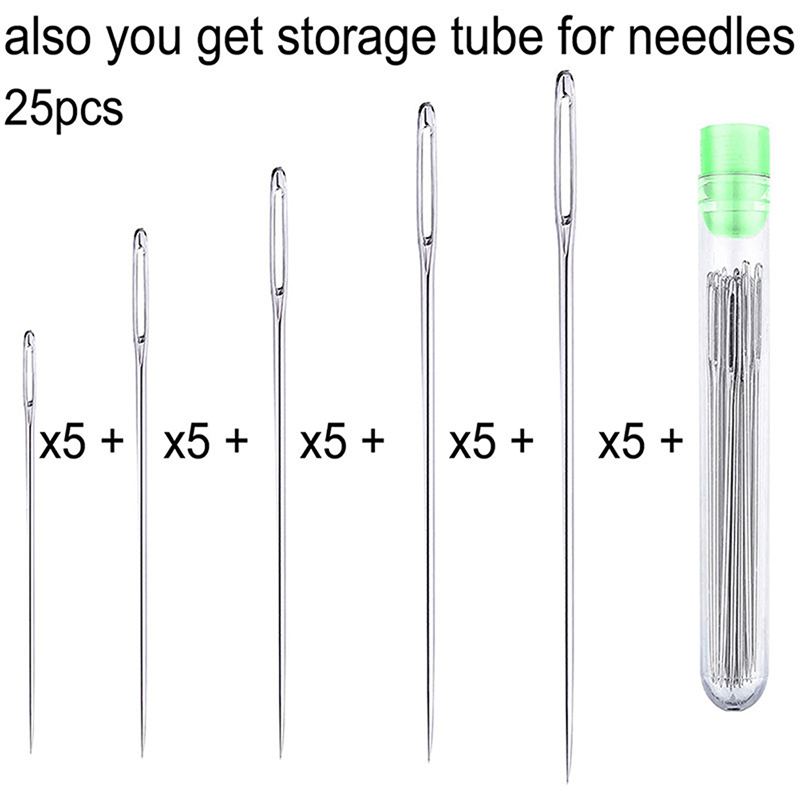 Leatherwork Needles - 25 Pcs Large Eye Stitching Needles