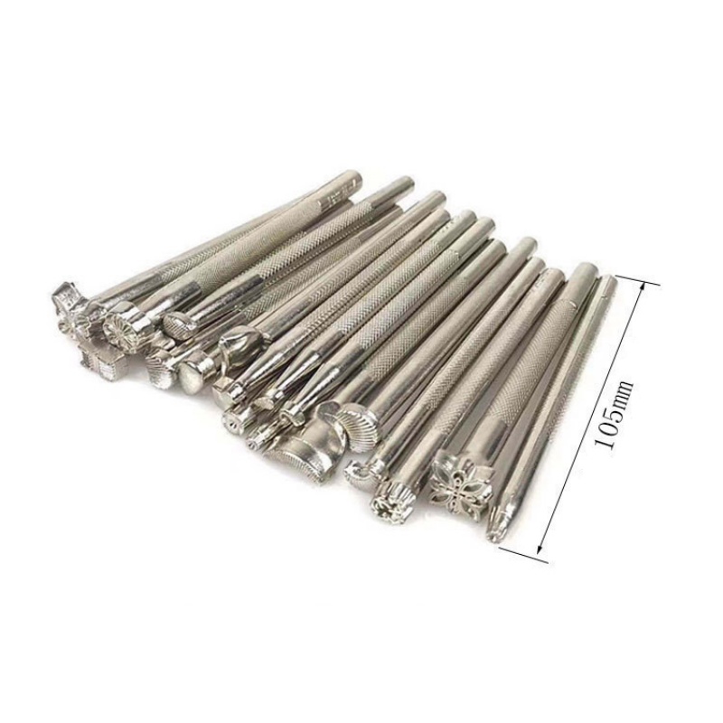 20Pcs Leather Stamping Tools L - Leatherwork Embossing ulasan dan harga