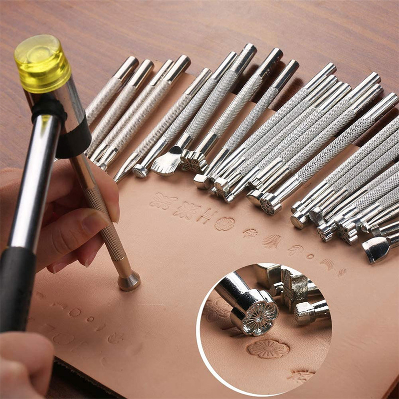20Pcs Leather Stamping Tools L - Leatherwork Embossing ulasan dan harga
