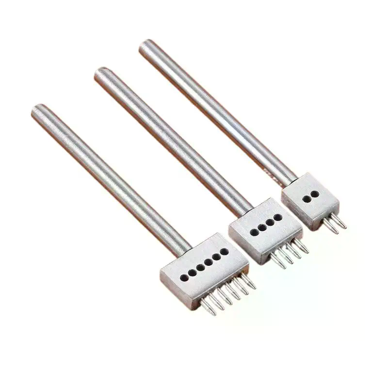 3Pcs Manual Leather Hole Punch - Leatherworking Equipment ulasan dan harga