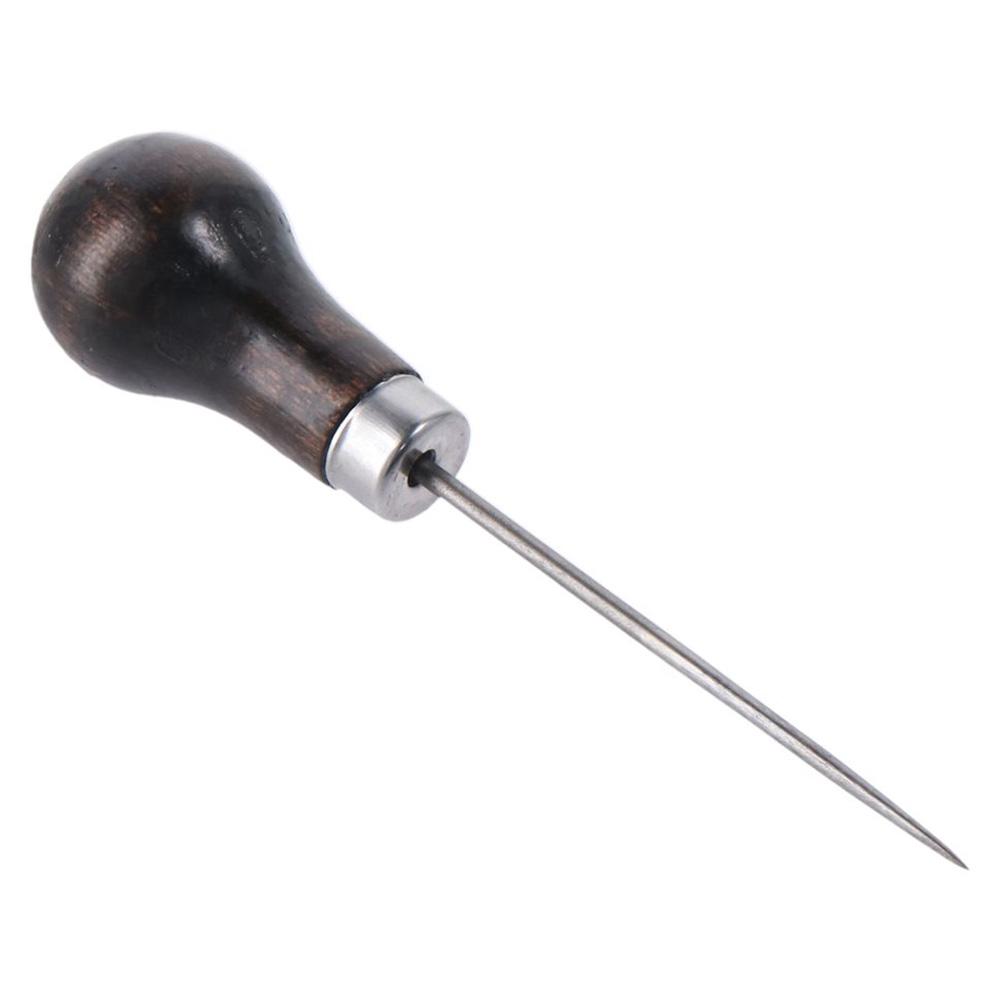 3Pcs Wooden Handle Scratch Awl - Leatherworking Equipment ulasan dan harga
