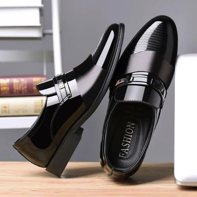 Leather Shoes for Men Wedding  - Leather Work Dress ulasan dan harga