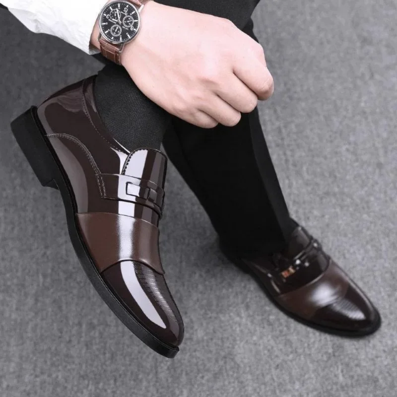 Leather Shoes for Men Wedding  - Leather Work Dress ulasan dan harga