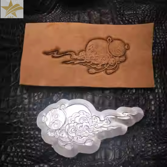 3D Gourd-shaped Leather Emboss - Leatherwork Flowers ulasan dan harga
