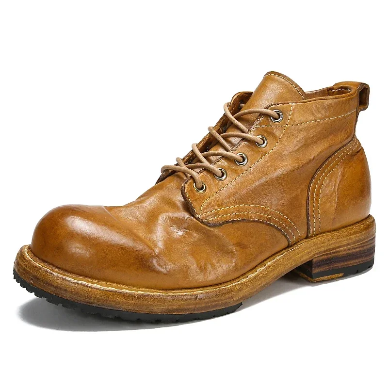 Goodyear-Boots Leather Shoes M - Leather Work Dress ulasan dan harga