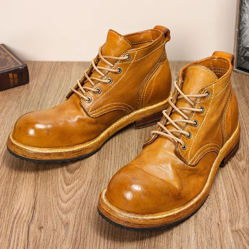 Goodyear-Boots Leather Shoes M - Leather Work Dress ulasan dan harga