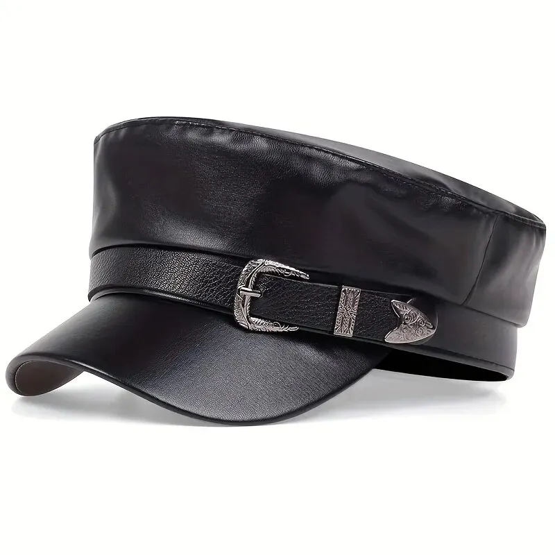 Fashion Women Large Belt Buckl - Leather Work Hat ulasan dan harga