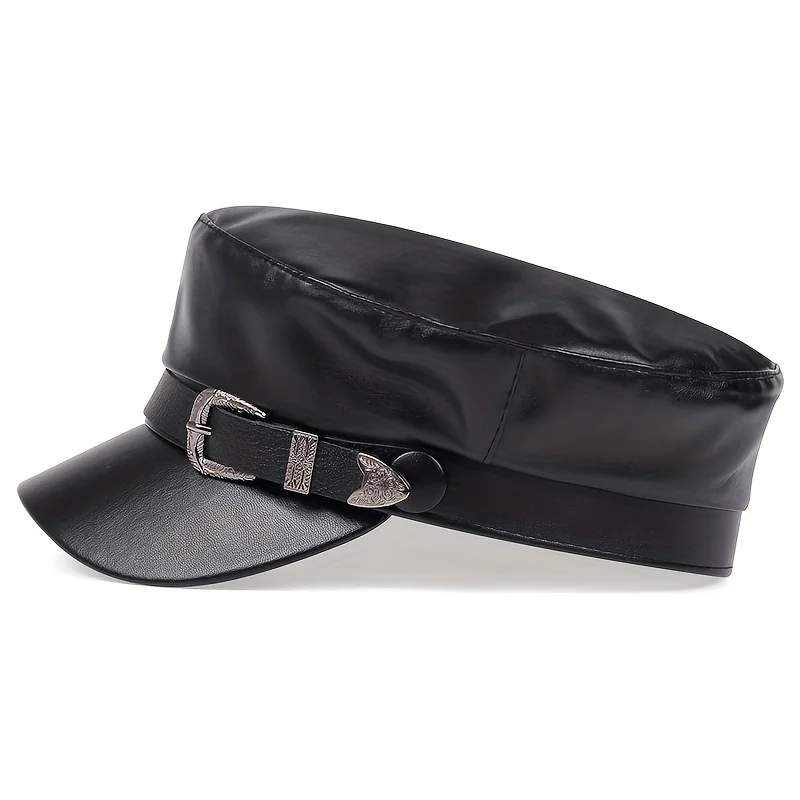 Fashion Women Large Belt Buckl - Leather Work Hat ulasan dan harga