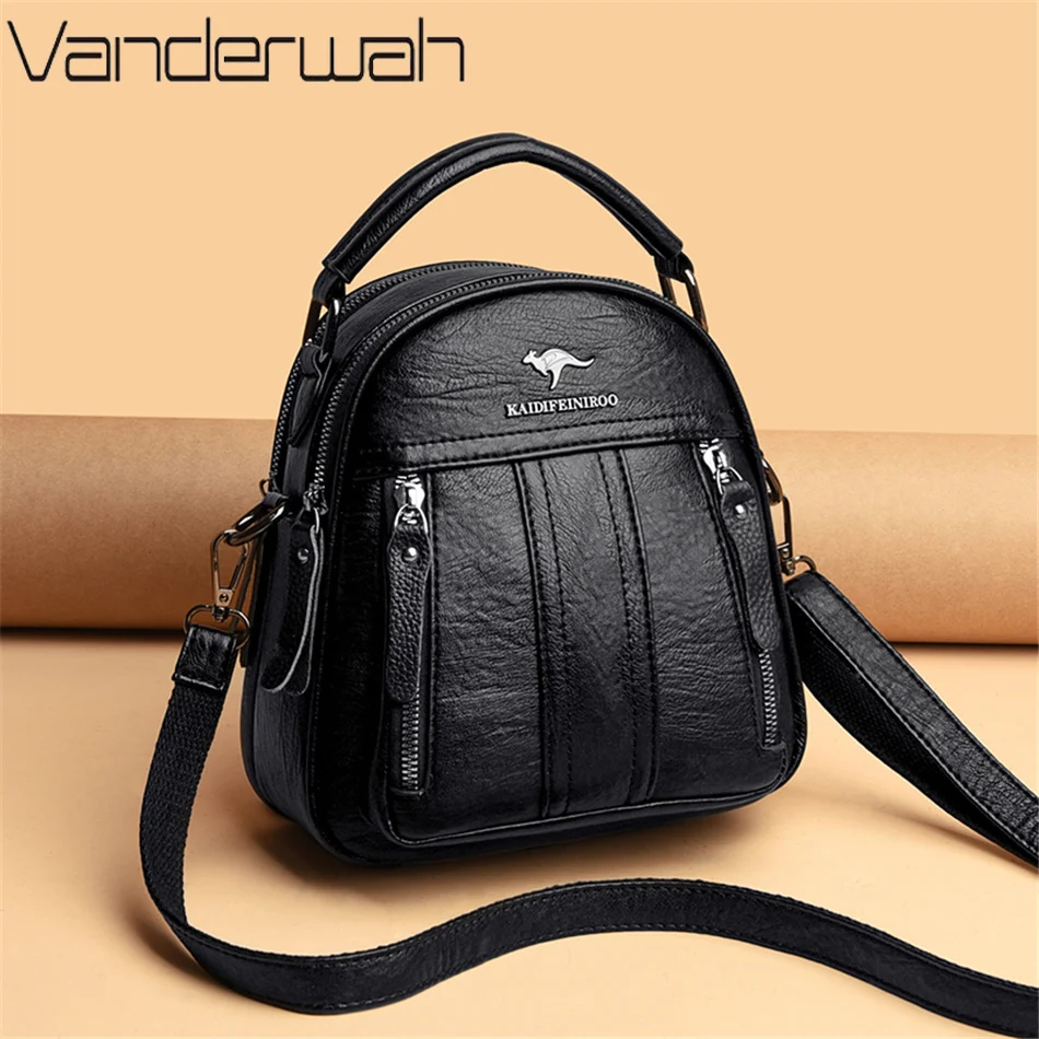 4 In 1 Leather Backpacks Multi - Leatherwork Letters ulasan dan harga