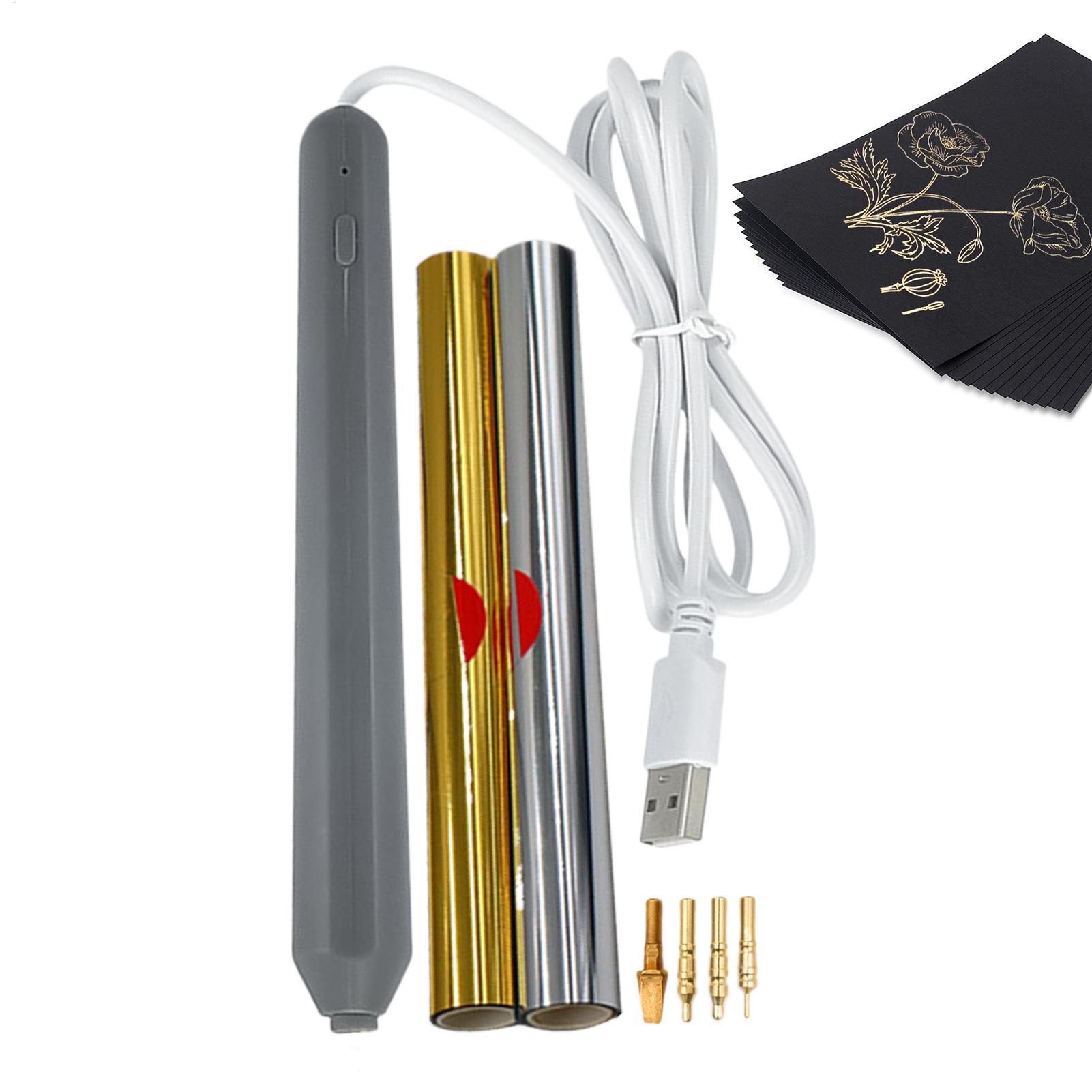 Hot Foil Pen Stamping Tool wit - Leatherwork Embossing ulasan dan harga