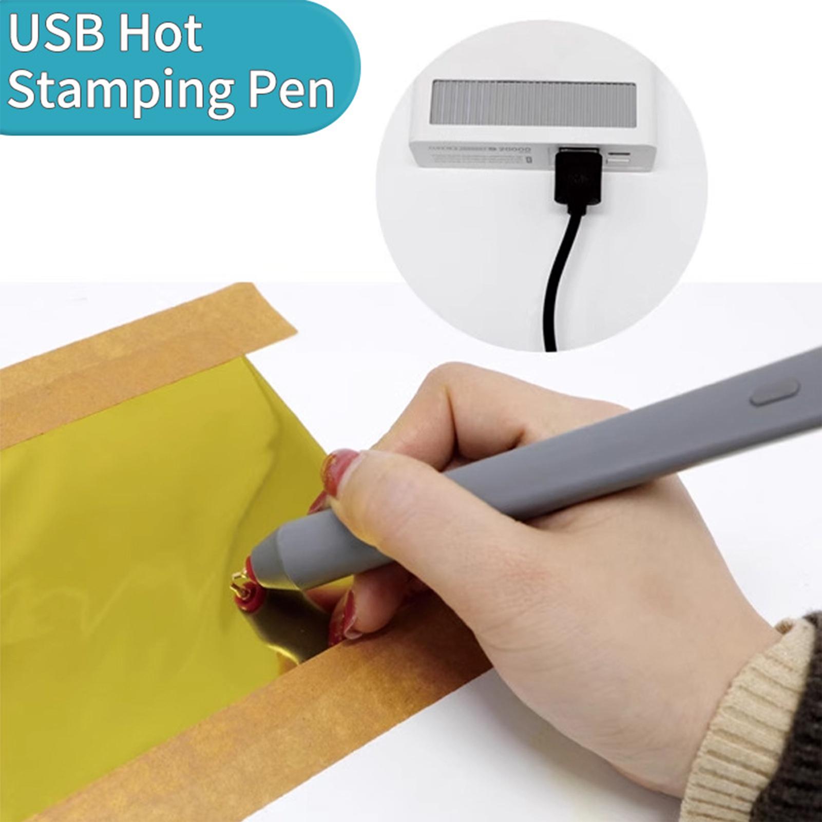Hot Foil Pen Stamping Tool wit - Leatherwork Embossing ulasan dan harga