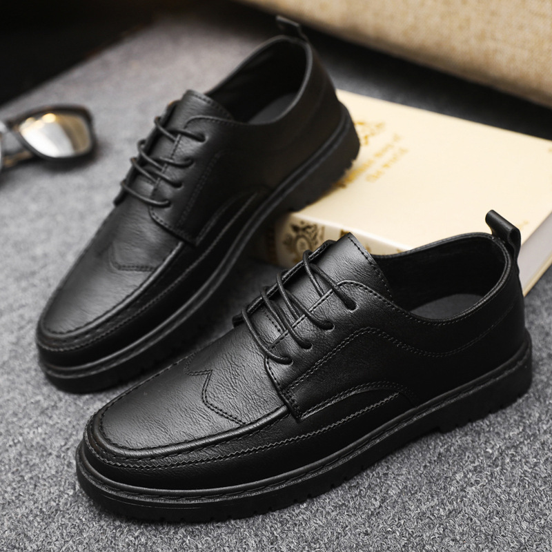 Brand Men's Casual Shoes Class - Leather Work Dress ulasan dan harga