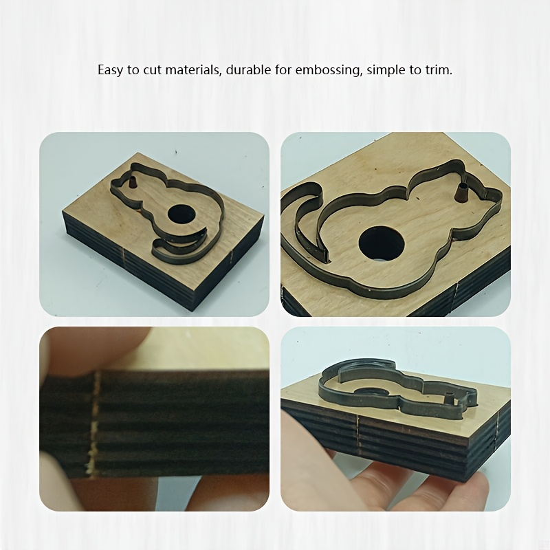 Leather Cutting Stamp Tool Cat - Leatherwork Embossing ulasan dan harga
