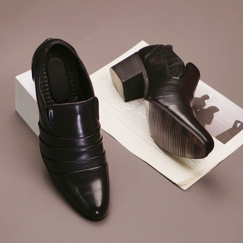 Hot Selling Men's Leather High - Leather Work Dress ulasan dan harga
