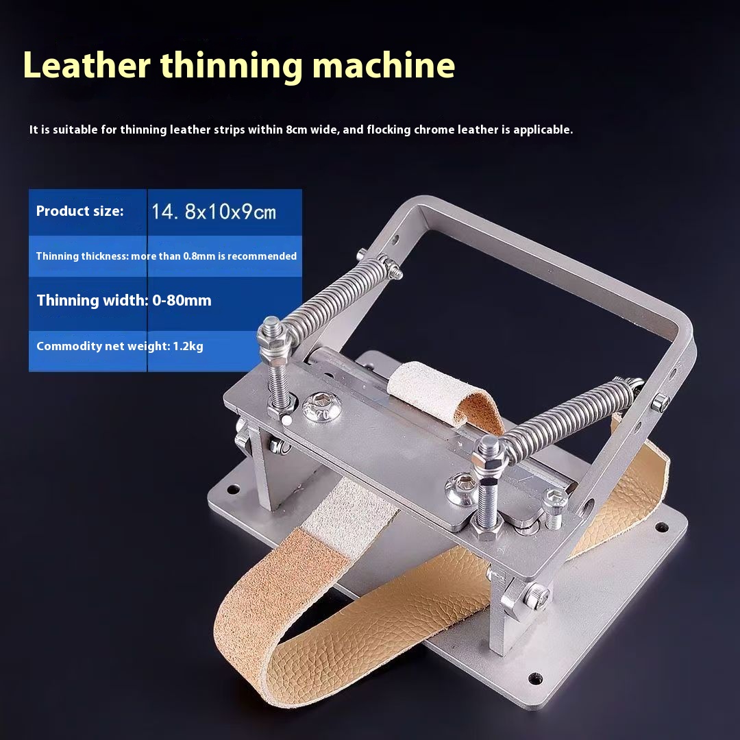 Wooden Handle Manual Leather P - Skiver Leather Thin ulasan dan harga