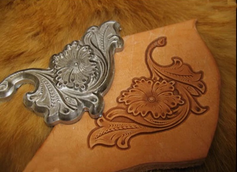 Leather Engraving Emboss Stamp - Leatherwork Flowers ulasan dan harga