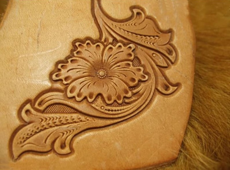 Leather Engraving Emboss Stamp - Leatherwork Flowers ulasan dan harga
