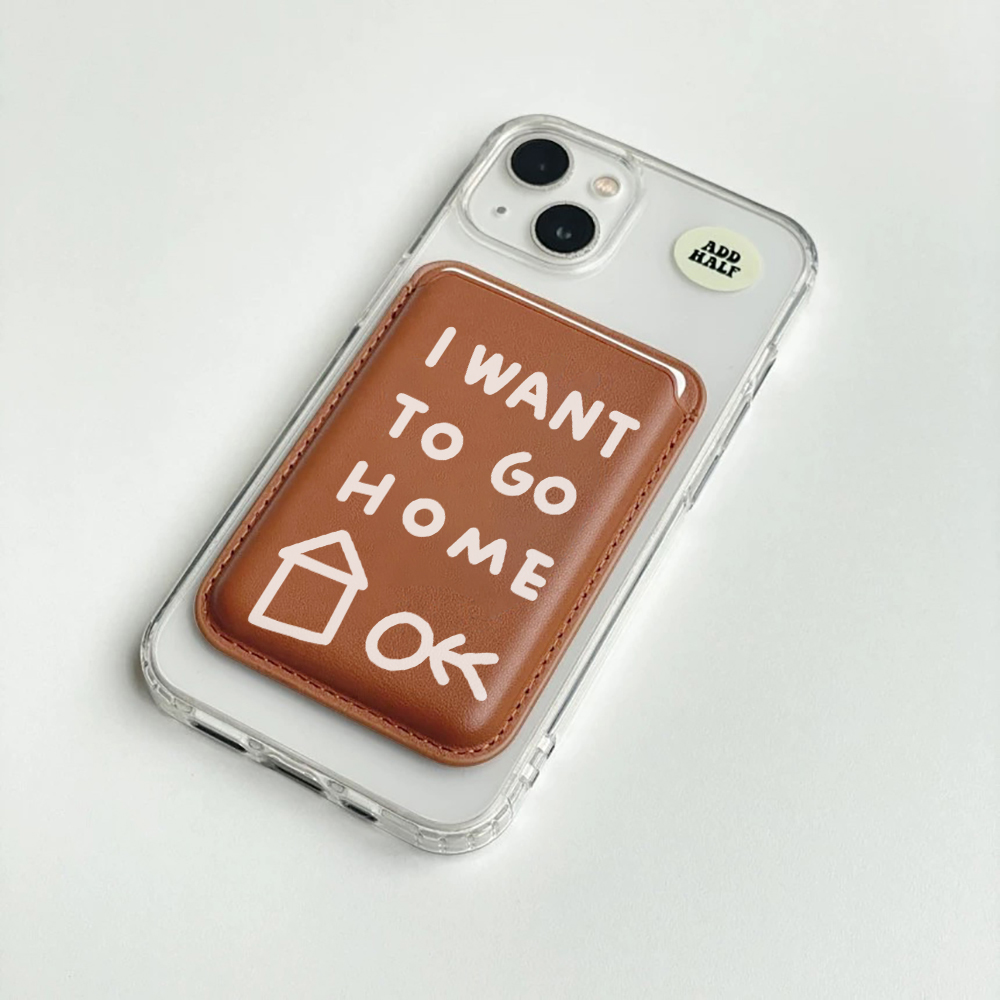 Leather Card Wallet Cover Magn - Leatherwork Letters ulasan dan harga