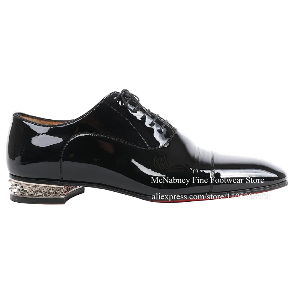 Patent Leather Oxford Shoes Bl - Leather Work Hat ulasan dan harga