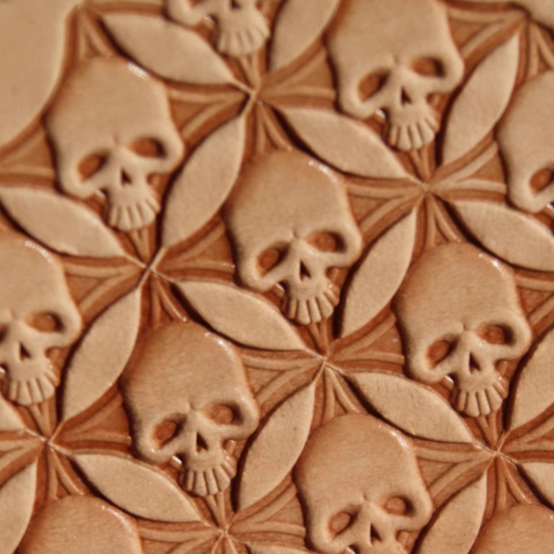304 Stainless Steel Skull Head - Leatherwork Embossing ulasan dan harga