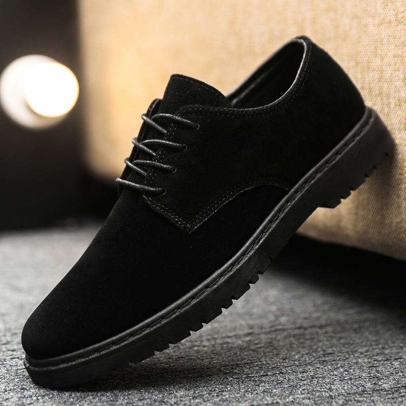 Luxury Brand Mens Casual Shoes - Leather Work Dress ulasan dan harga