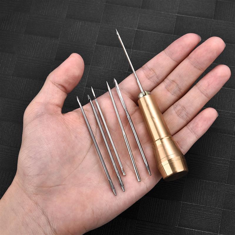 Leather Sewing Kit Awl Needle  - Leatherwork Needles ulasan dan harga