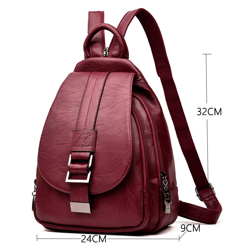 Designer Backpacks Women Leath - Leatherwork Letters ulasan dan harga