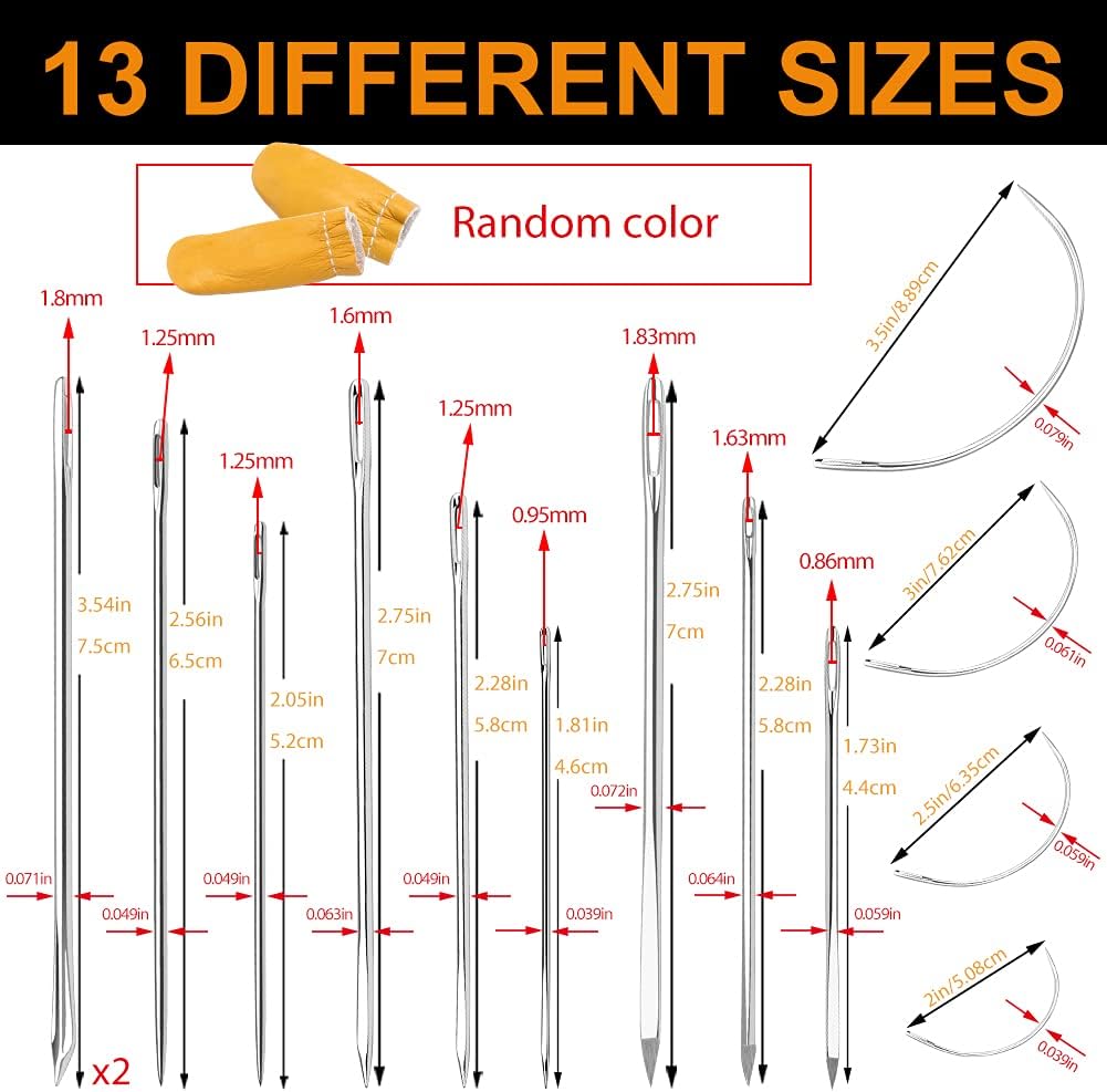 IMAZY Heavy Duty Leather Hand  - Leatherwork Needles ulasan dan harga