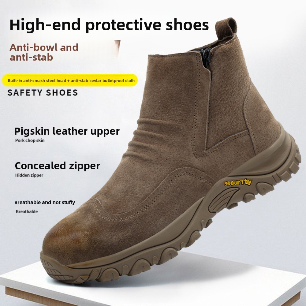 Breathable Leather One-Step Sa - Leather Work Hat ulasan dan harga