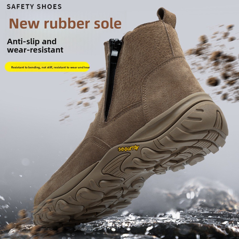 Breathable Leather One-Step Sa - Leather Work Hat ulasan dan harga