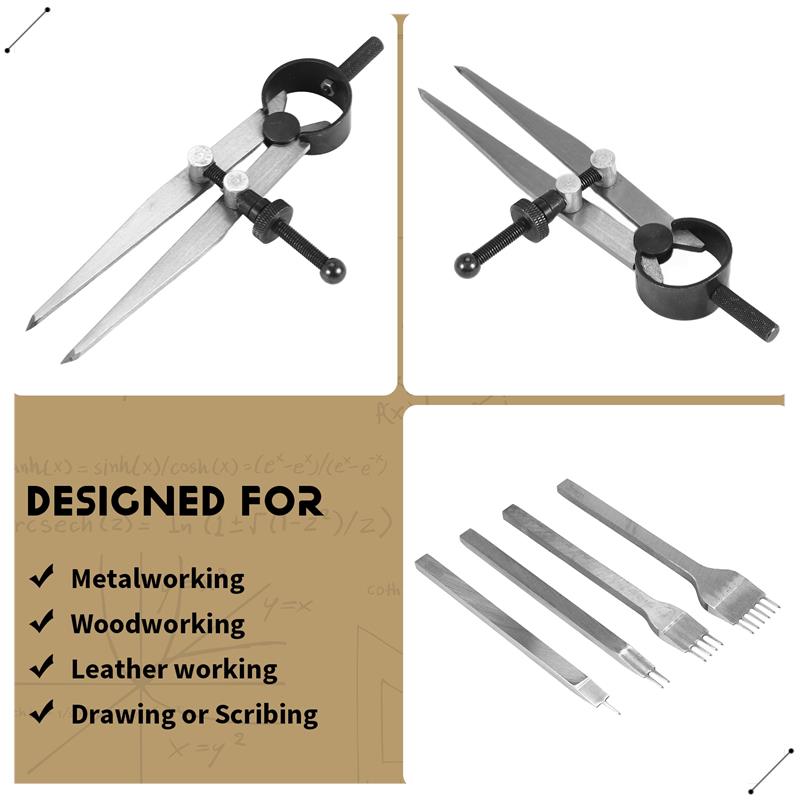 Leather Chisel Set, Prong Diam - Wing Divider Stitch ulasan dan harga