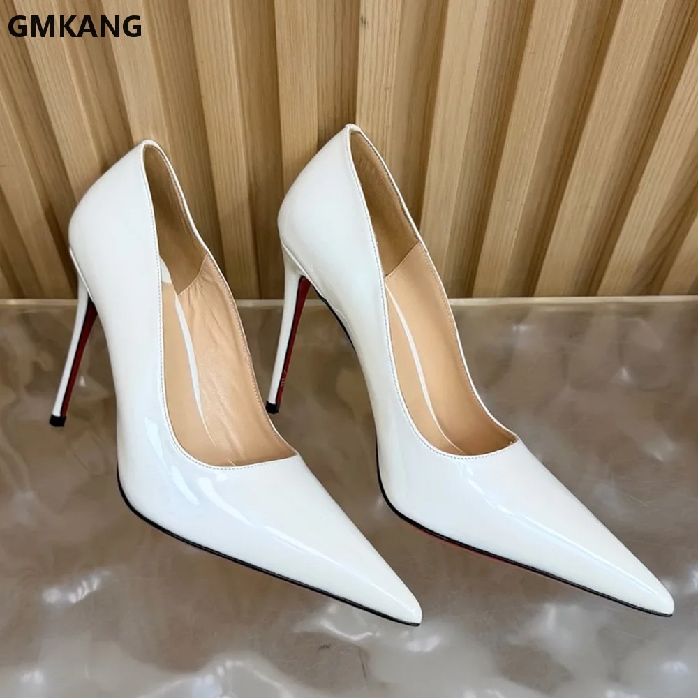Women Pointed Toe Thin High He - Leather Work Dress ulasan dan harga