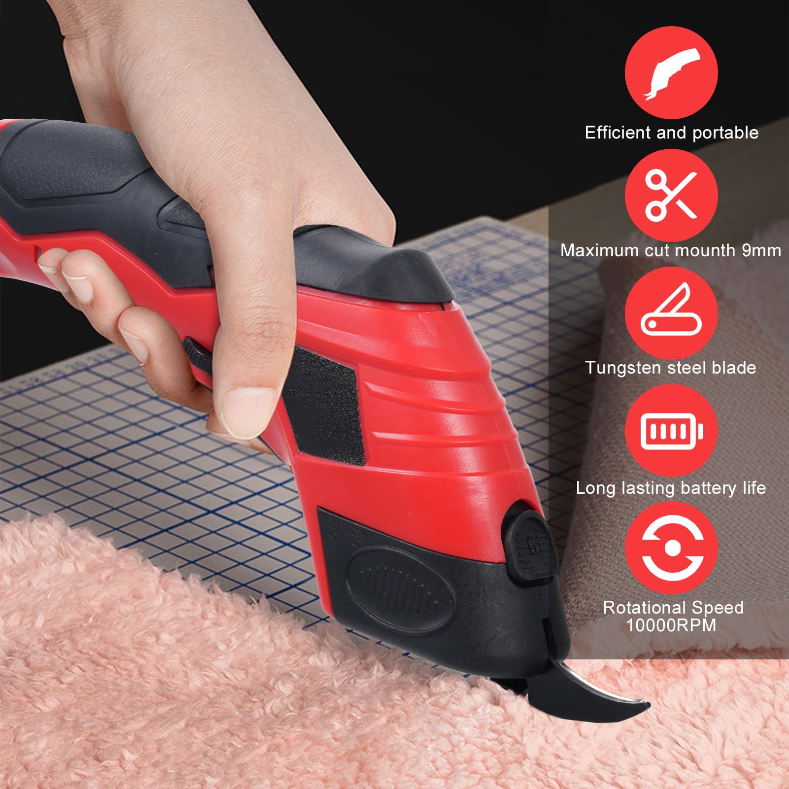 Cordless Electric Scissors Cut - Leatherworking Equipment ulasan dan harga