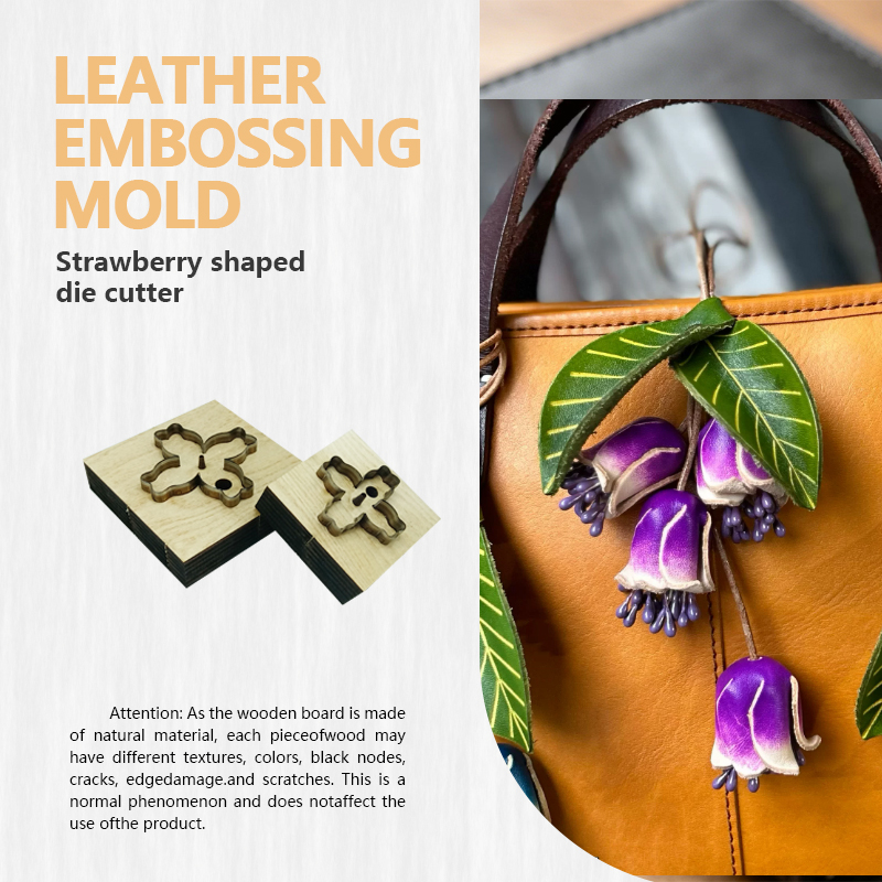 Large And Small Bell Flower Le - Leatherwork Flowers ulasan dan harga
