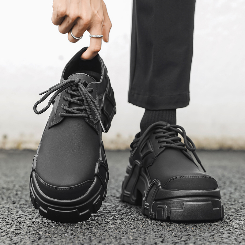 Men Platform Leather Shoes For - Leather Work Dress ulasan dan harga