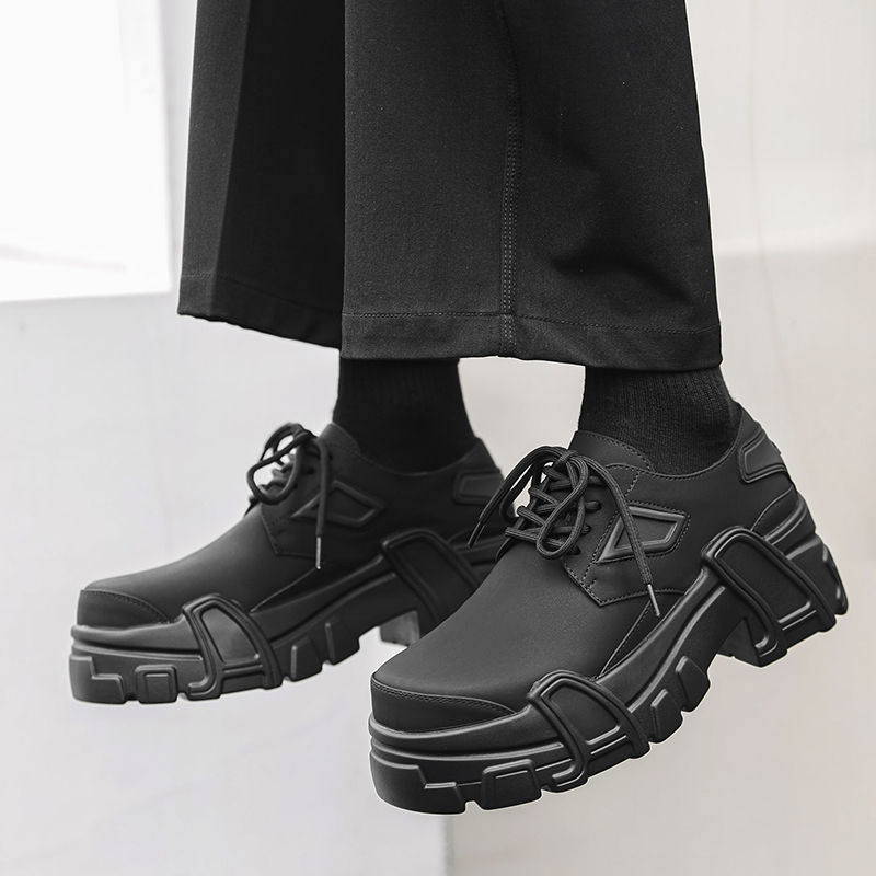 Men Platform Leather Shoes For - Leather Work Dress ulasan dan harga