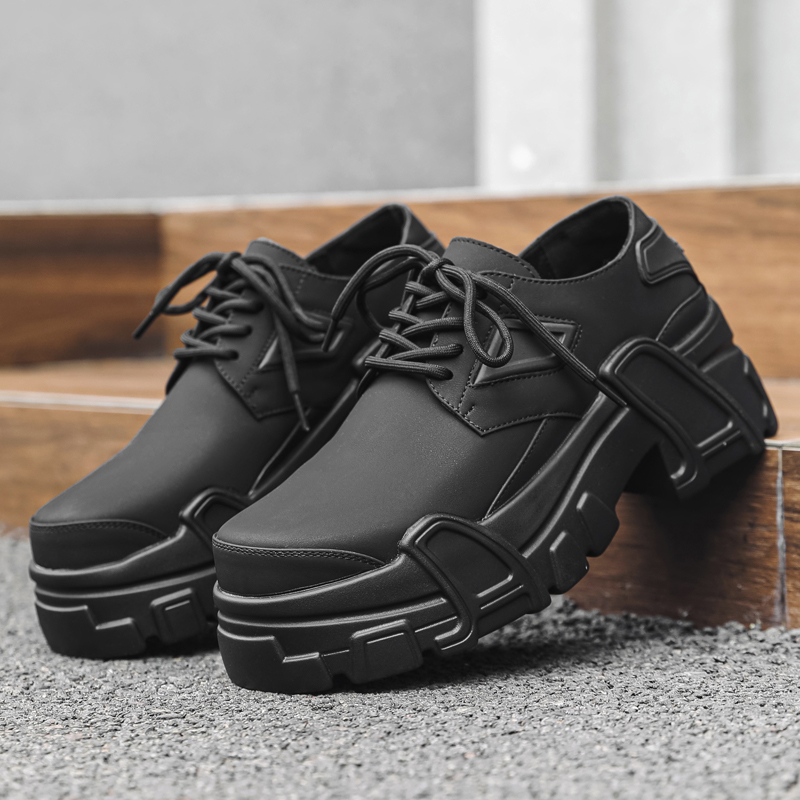 Men Platform Leather Shoes For - Leather Work Dress ulasan dan harga