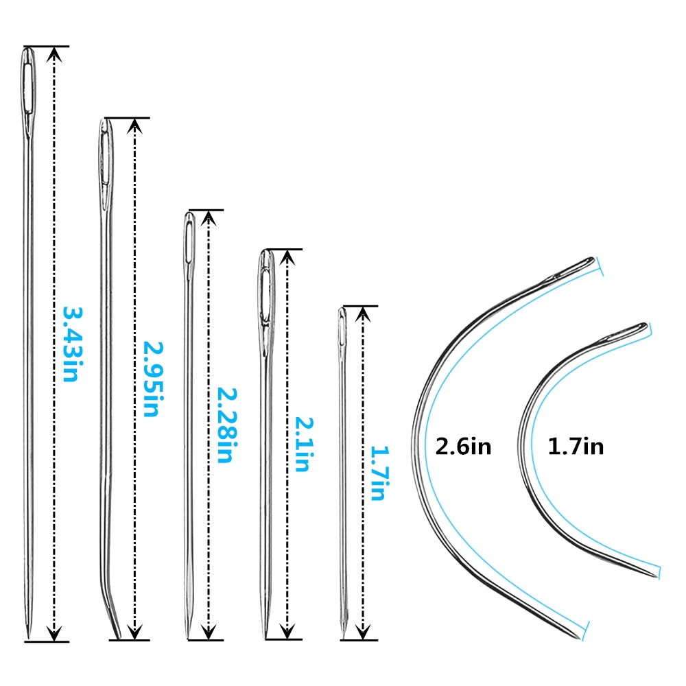 7 PCS/Pack Leather Sewing Need - Leatherwork Needles ulasan dan harga