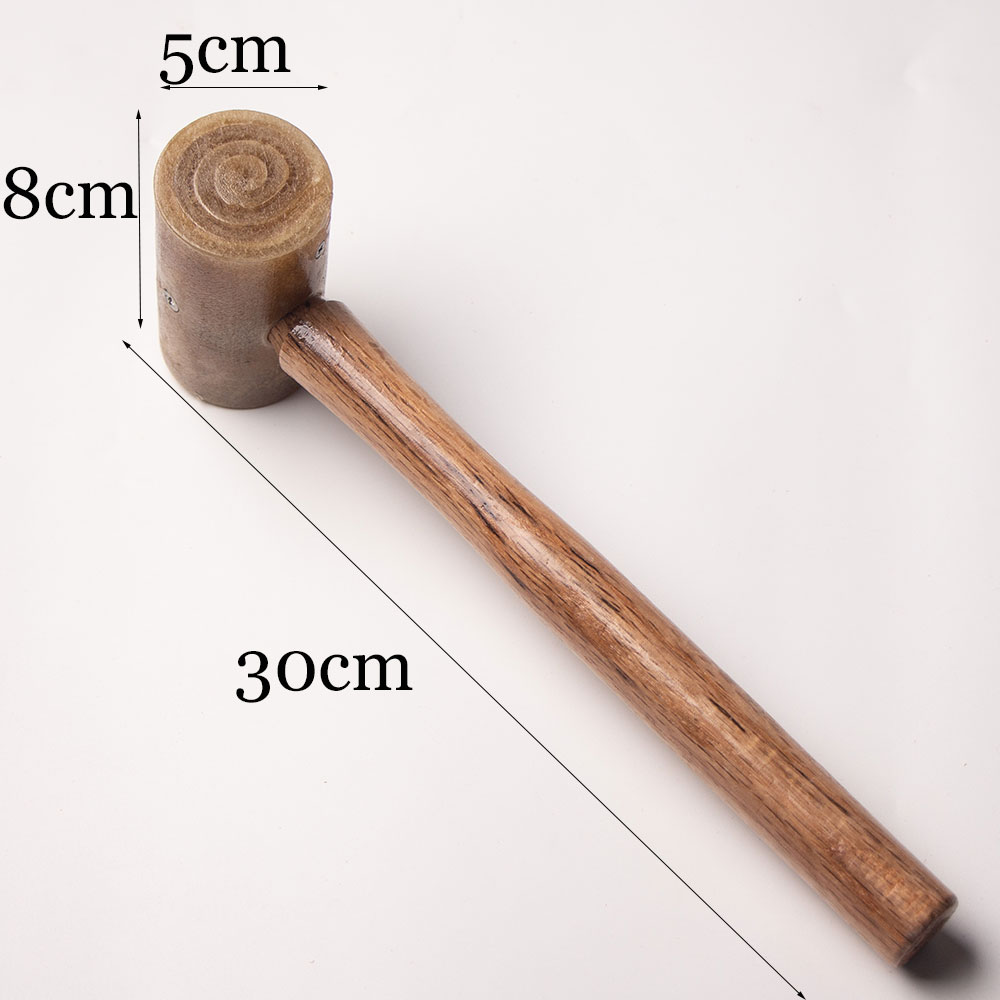 Junetree Raw Cowhide Mallet Le - Mallet Rawhide Craft ulasan dan harga