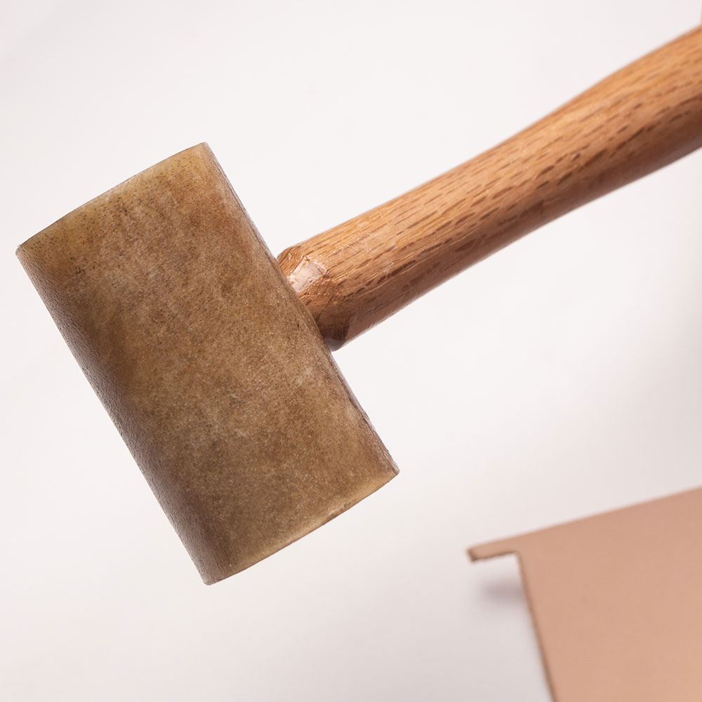 Junetree Raw Cowhide Mallet Le - Mallet Rawhide Craft ulasan dan harga