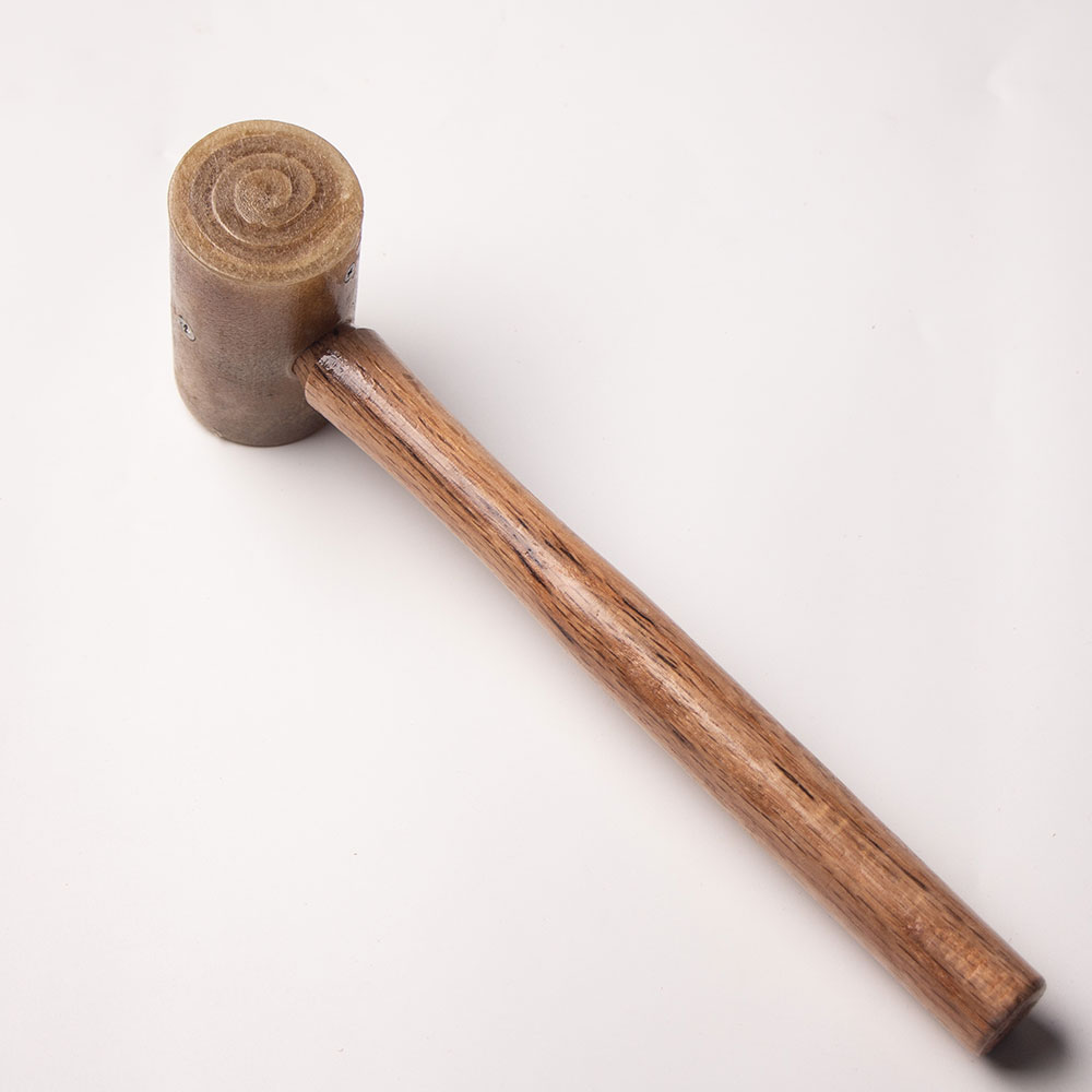 Junetree Raw Cowhide Mallet Le - Mallet Rawhide Craft ulasan dan harga