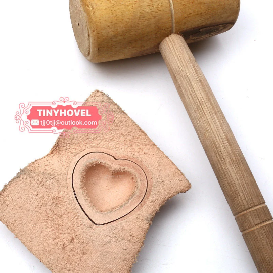 20mm-100mm Clover-Shape Steel  - Leatherwork Flowers ulasan dan harga