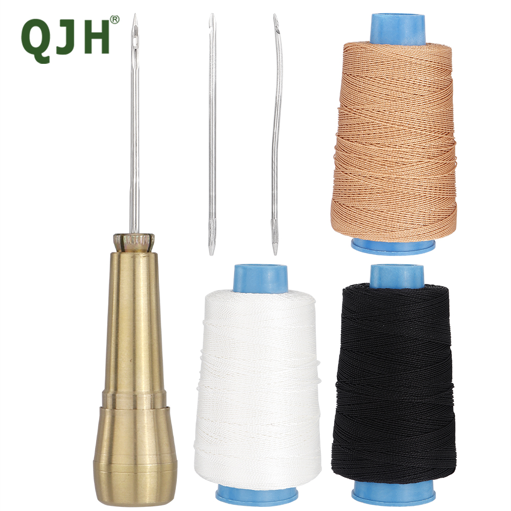 Canvas Leather Sewing Awl Need - Leatherwork Needles ulasan dan harga