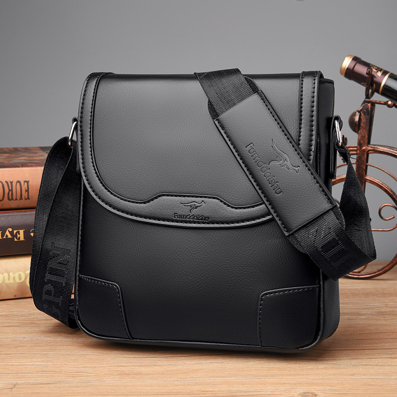 Luxury Brand Men Leather Shoul - Leatherwork Letters ulasan dan harga